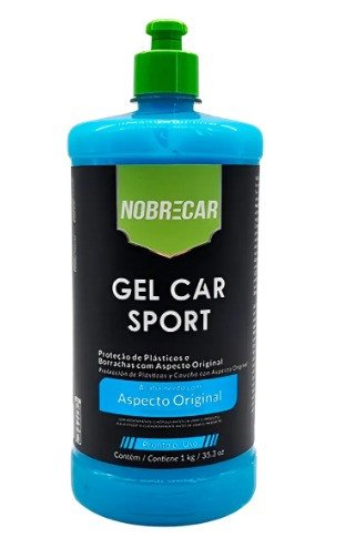 GEL CAR SPORT 1KG PROTEÇÃO PARA PLÁSTICOS E BORRACHAS - NOBRECAR