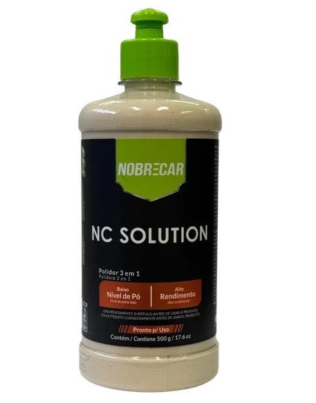 NC SOLUTION 500g - COMPOSTO POLIDOR 3 EM 1 - NOBRECAR 