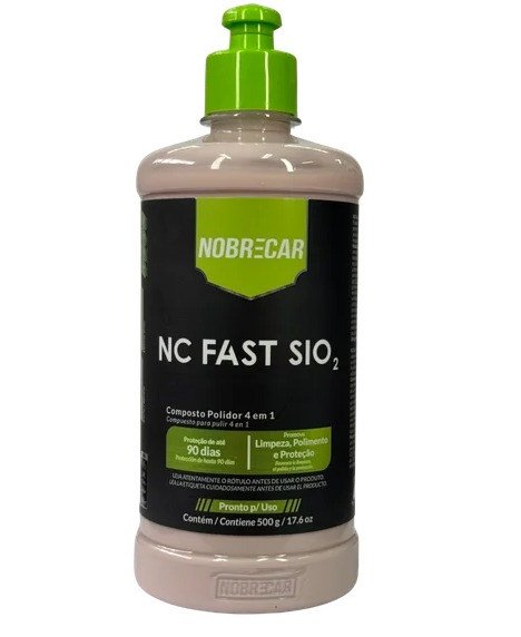 NC FAST SIO2 500g - COMPOSTO POLIDOR 4 EM 1 - NOBRECAR