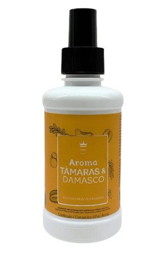 AROMATIZANTE DE AMBIENTE AROMA TÂMARAS E DAMASCO 250ML - NOBRECAR