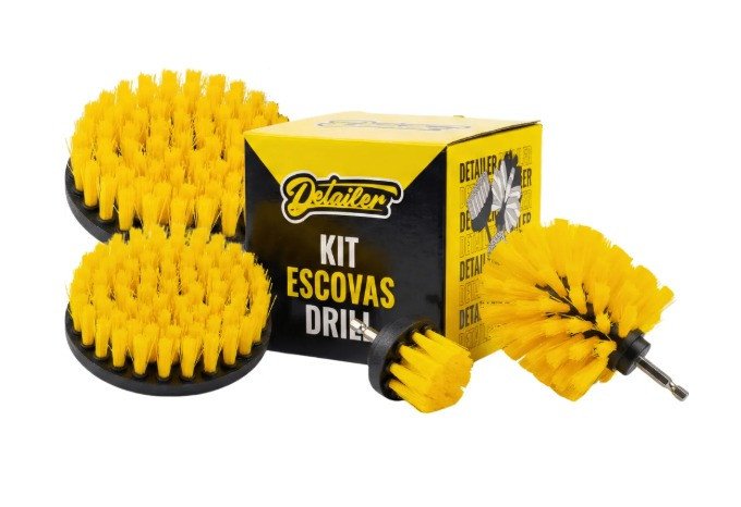 KIT ESCOVAS DRILL - DETAILER