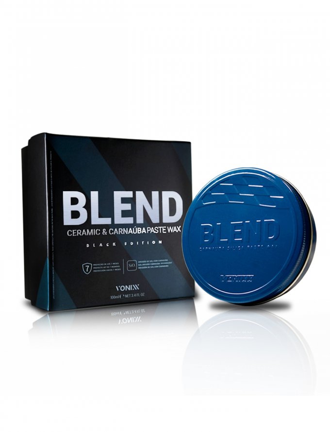 BLEND CERAMIC & CARNAÚBA PASTE WAX BLACK EDITION 100G - VONIXX