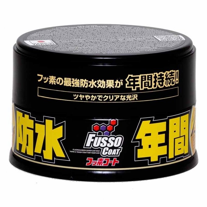 CERA/SELANTE FUSSO COATING PARA CARROS ESCUROS 200G - 12 MESES DE PROTEÇÃO - SOFT99