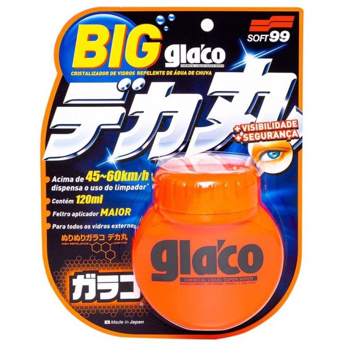 GLACO 120ML CRISTALIZADOR DE VIDROS - SOFT99