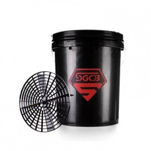 BALDE COM SEPADOR DE PARTÍCULAS PRETO /VERMELHO - SGCB
