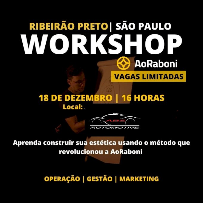 Workshop Ao Raboni 