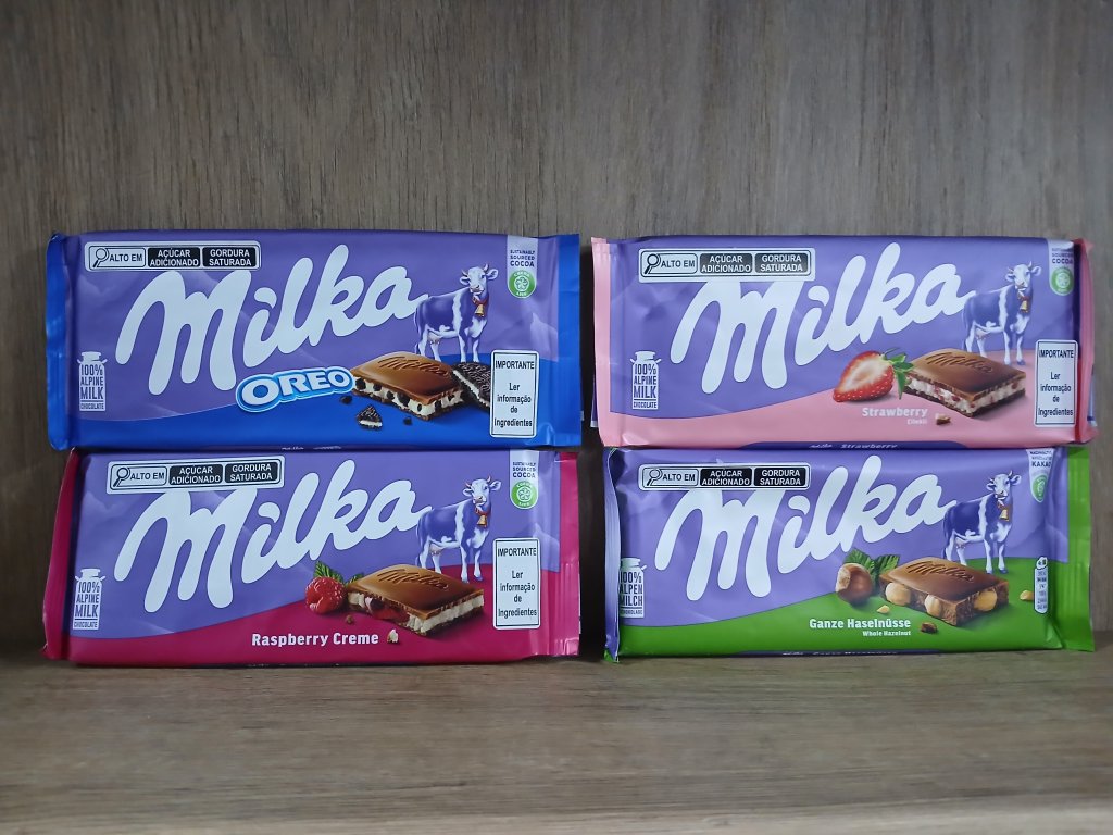 BARRA MILKA SABORES 