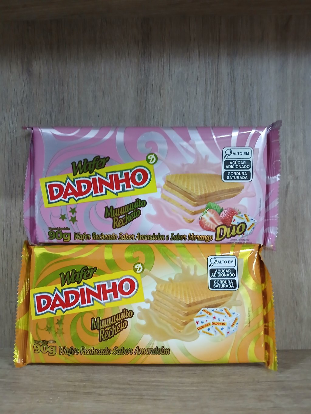WAFFER DADINHO SABORES 