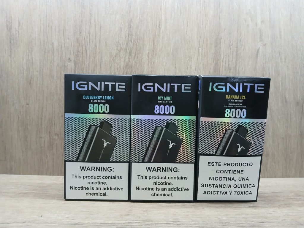 POD IGNITE 8000 PUFS SABORES 