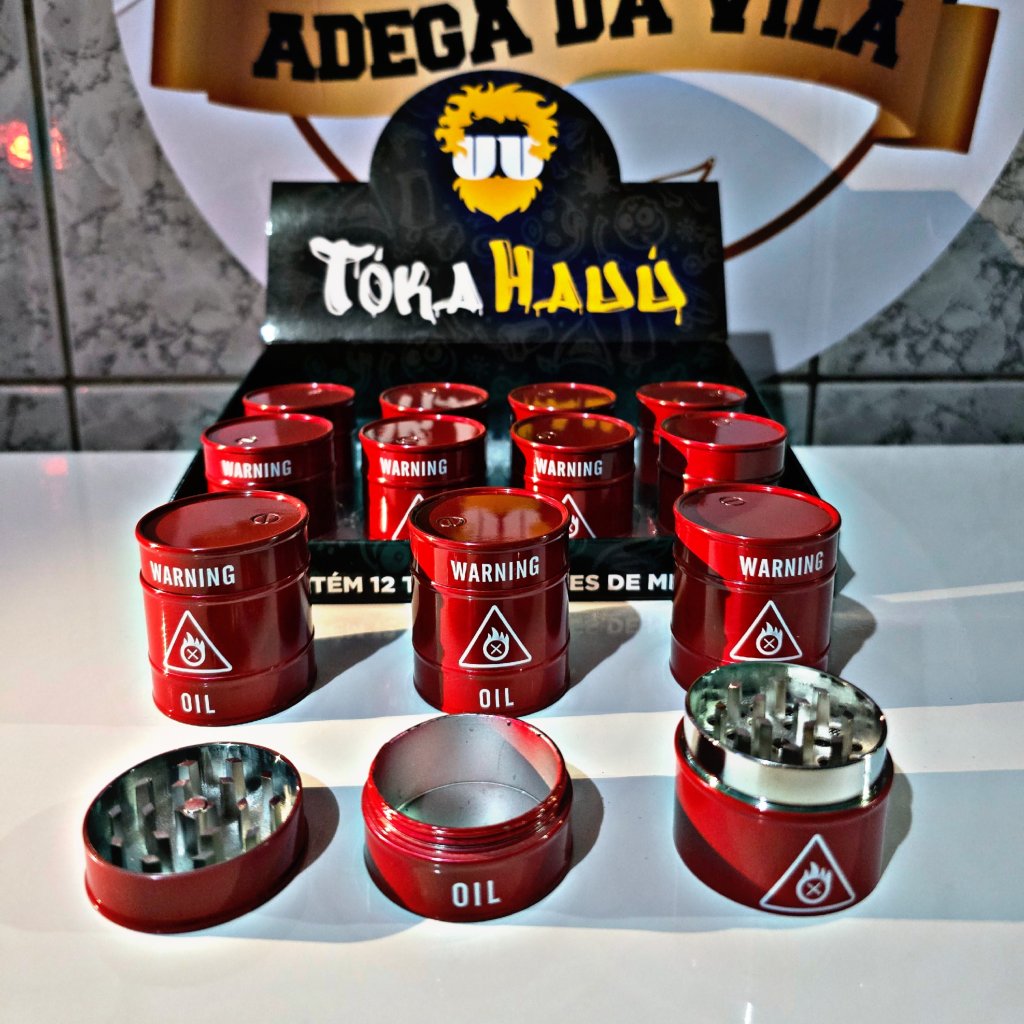 Triturador Aluminio Barril Oil