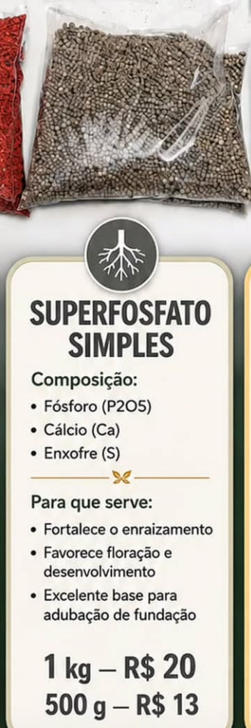Super fosfato Simples 