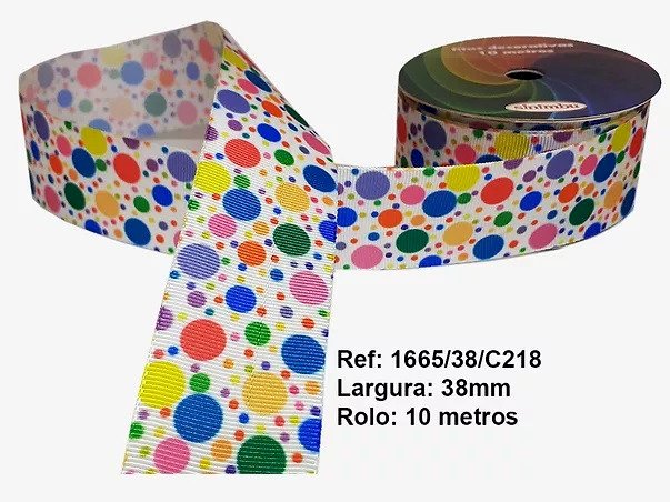 Fita Gorgurão PoáColor Sinimbu Ref:1665/38 cor218 38mm 10mt