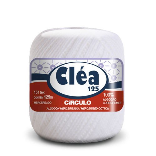 Linha Cléa Cor8001 (Branco) Circulo 125mt