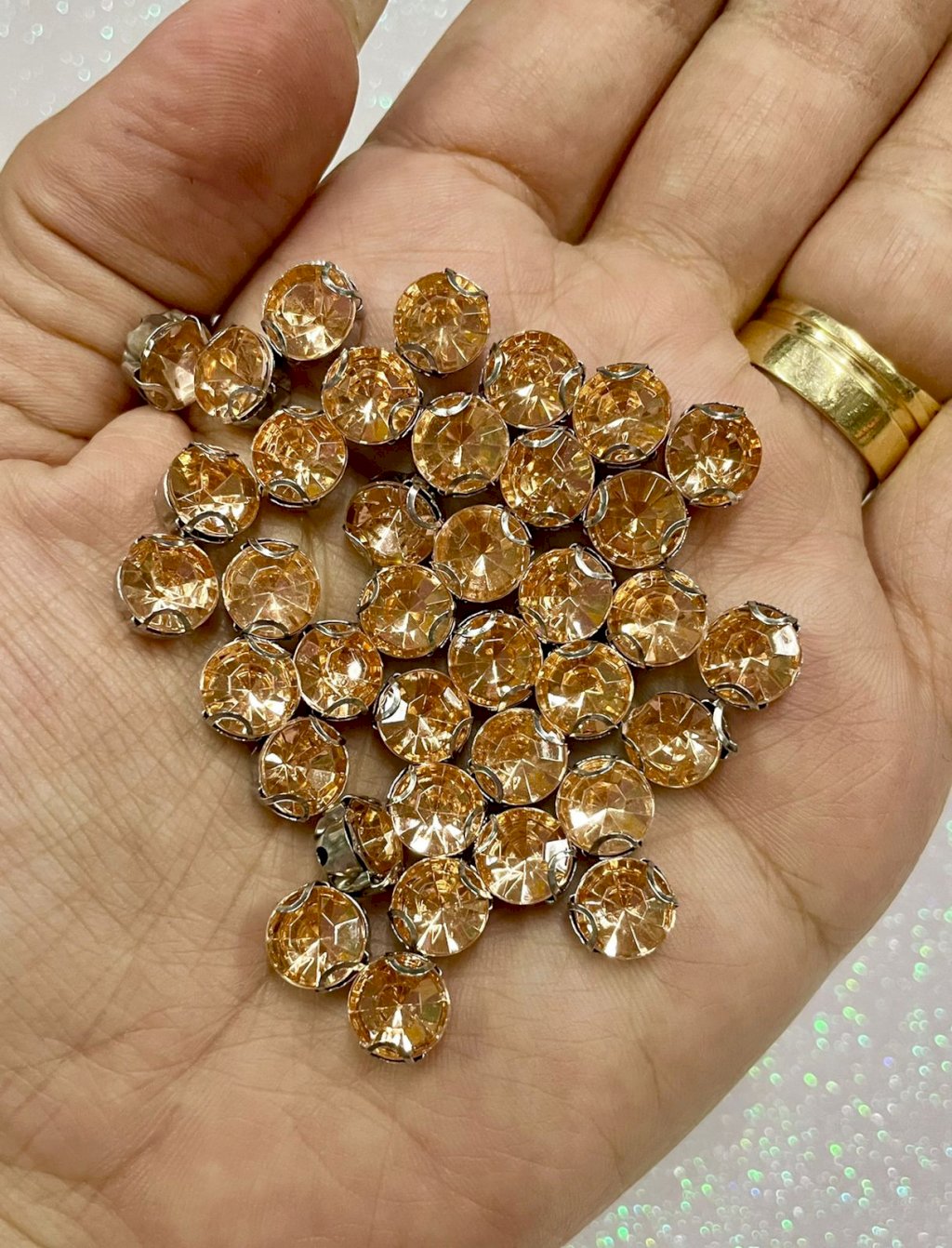 Chaton Engrampado REDONDO Limport PESSEGO 08mm 100und