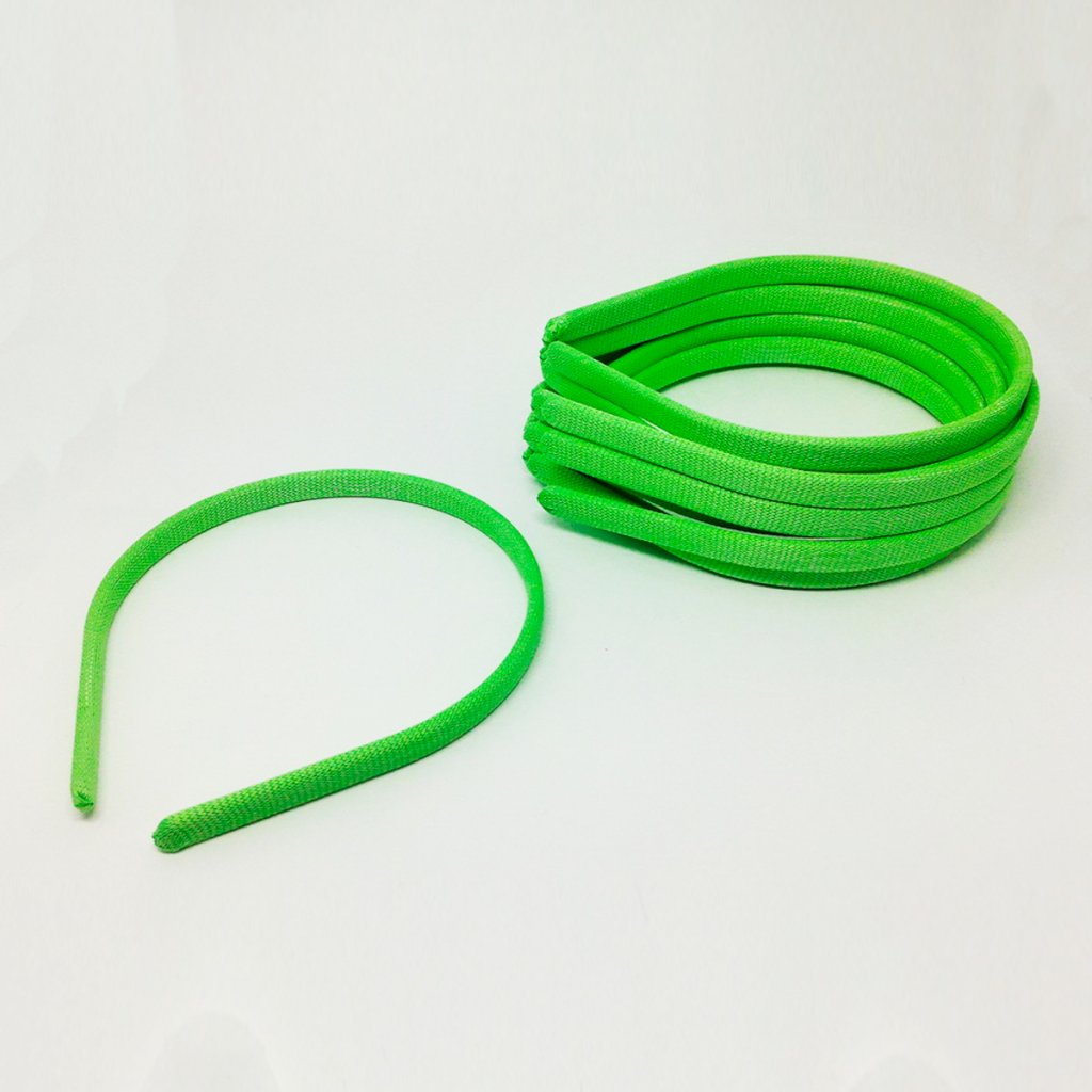 Tiara Encapada Malha VERDE NEON