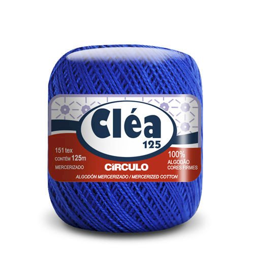 Linha Cléa Cor2829 (Azul Bic) Circulo 125mt
