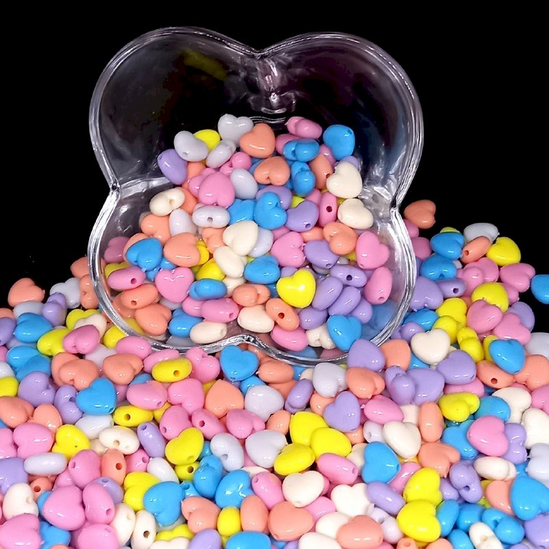 Coração CandyColor Ref:025084 LIMPORT 10mm 20g