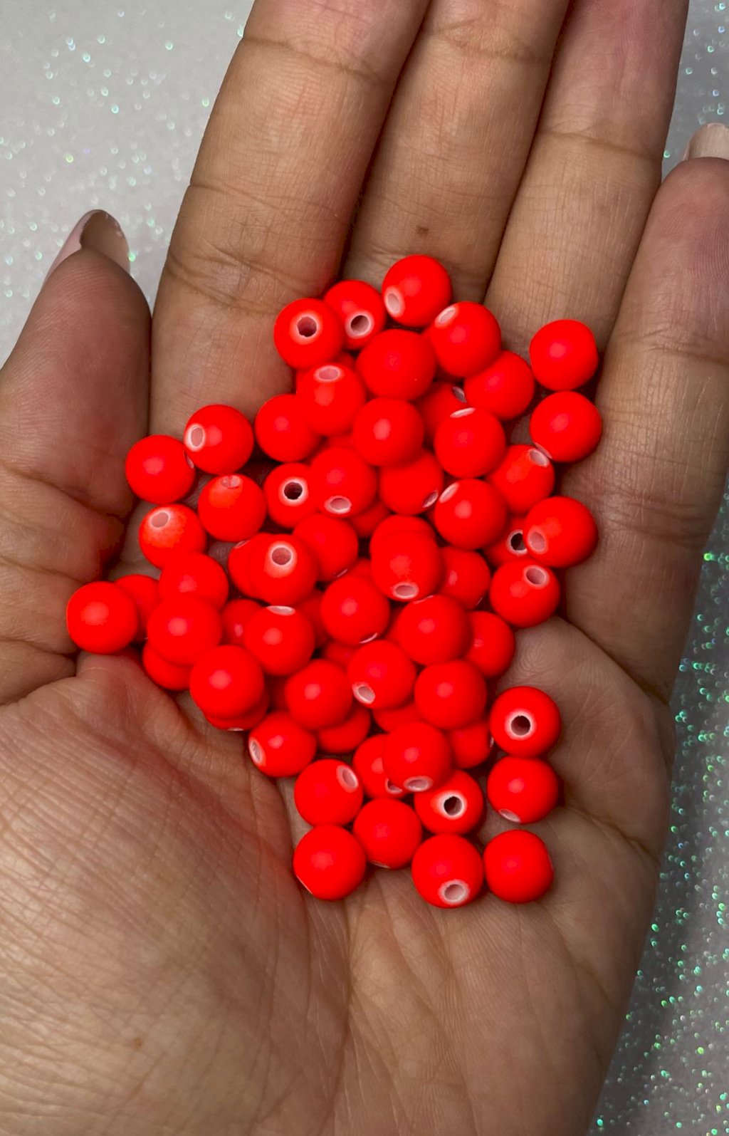 Bola Emborrachada n°8 LARANJA NEON Limport 20g