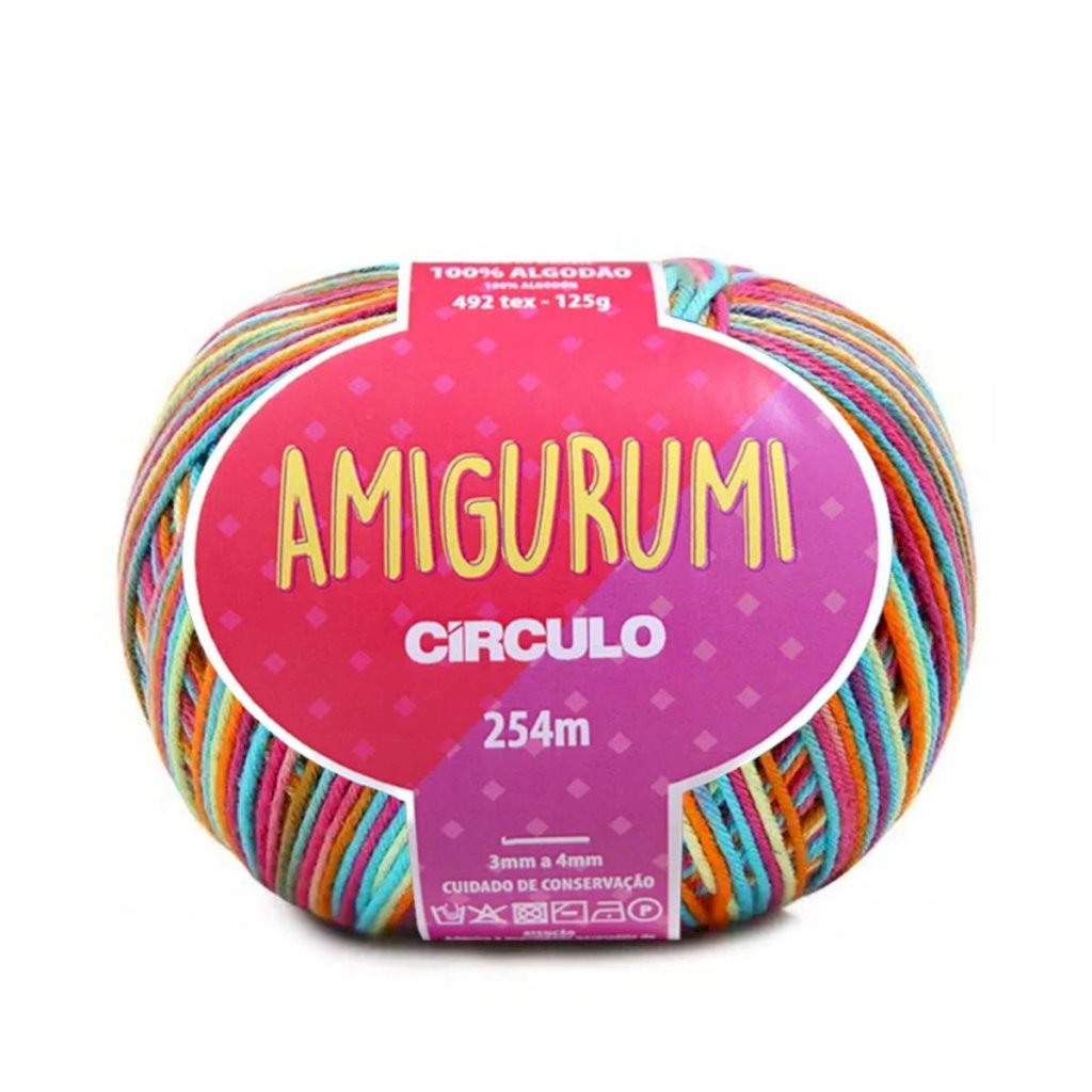 Linha Amigurumi Mescla Circulo cor9278-LLHAMA 254mt