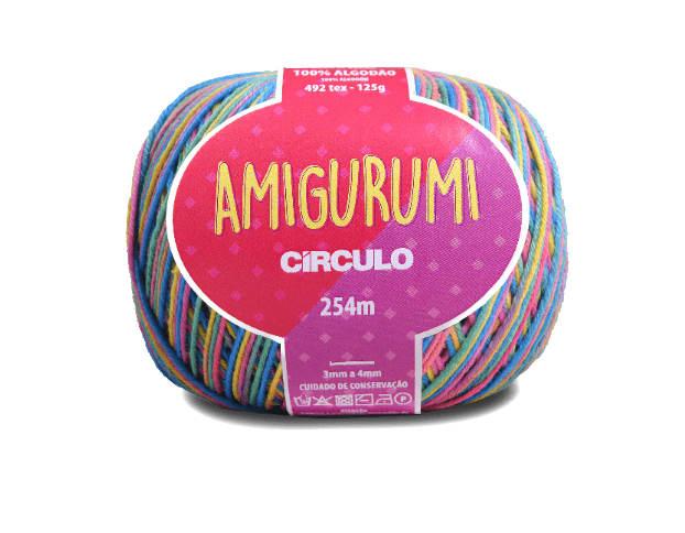 Linha Amigurumi Mescla Circulo cor9534-UNICÓRNIO 254mt
