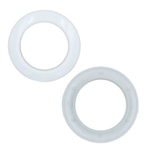 Ilhós para Cortina n°28 REDONDO BRANCO 10und