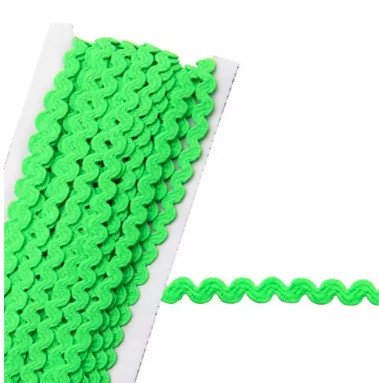 Sianinha São José fina Ref:223/01 Cor180-VERDE CITRICO 3mm 10mt