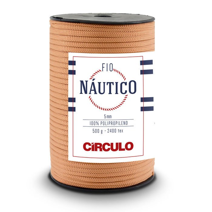 Fio Naútico Circulo ref:390984 7529-TERRACOTA 5mm 500g 208mt