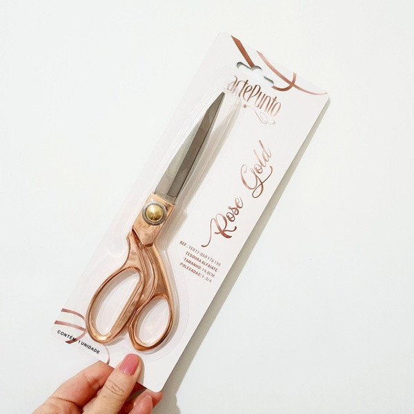 Tesoura Alfaiate ArtePunto Ref:TE012-060 ROSE GOLD 19,8cm