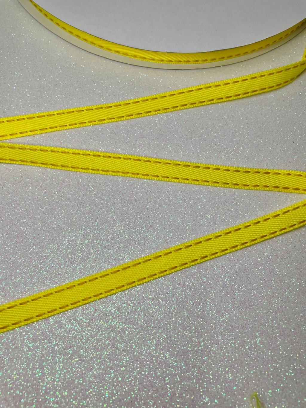 Fita Jeans Pespontada Yama Cor645-AMARELO 12mm 05mt