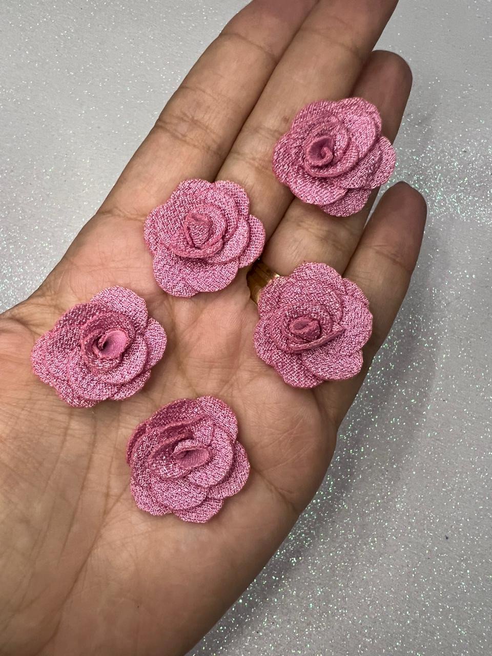 Rosa tecido poliéster 3cm ROSA SECO Ref:933043 LIMPORT 05und