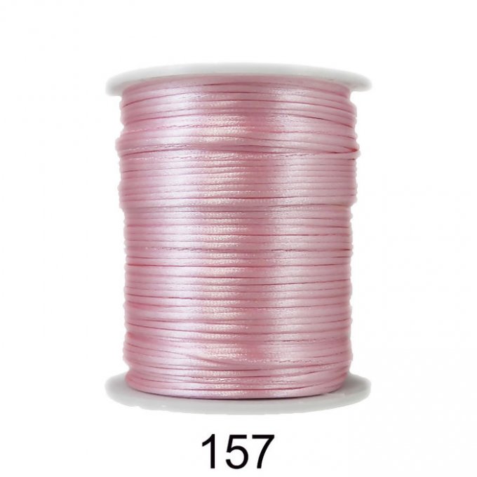 Rabo de rato Cetim ArtePunto ROSA CLARO Cor157 1mm 50mt
