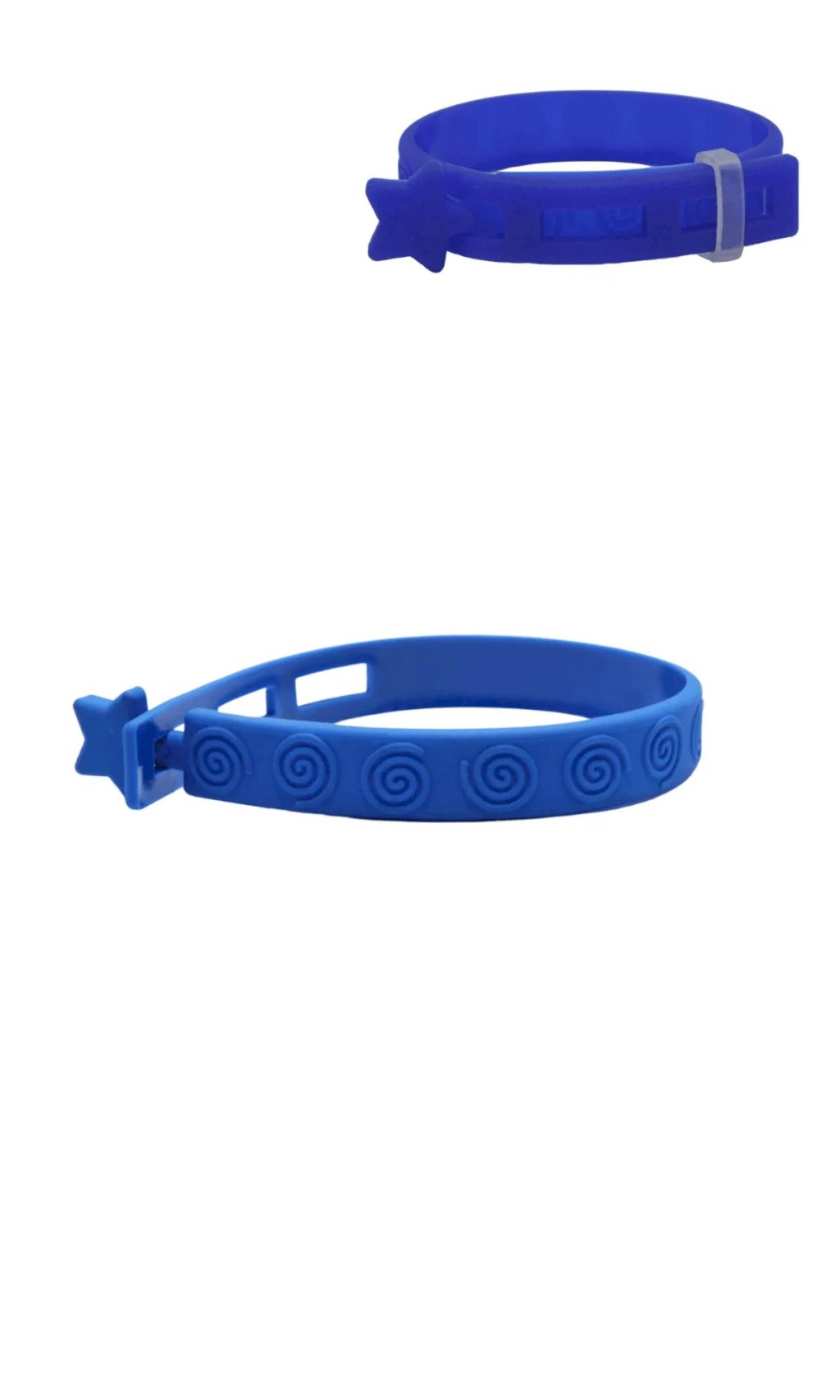 Pulseira Emborrachada AZUL Ref:2142 16cm 05und