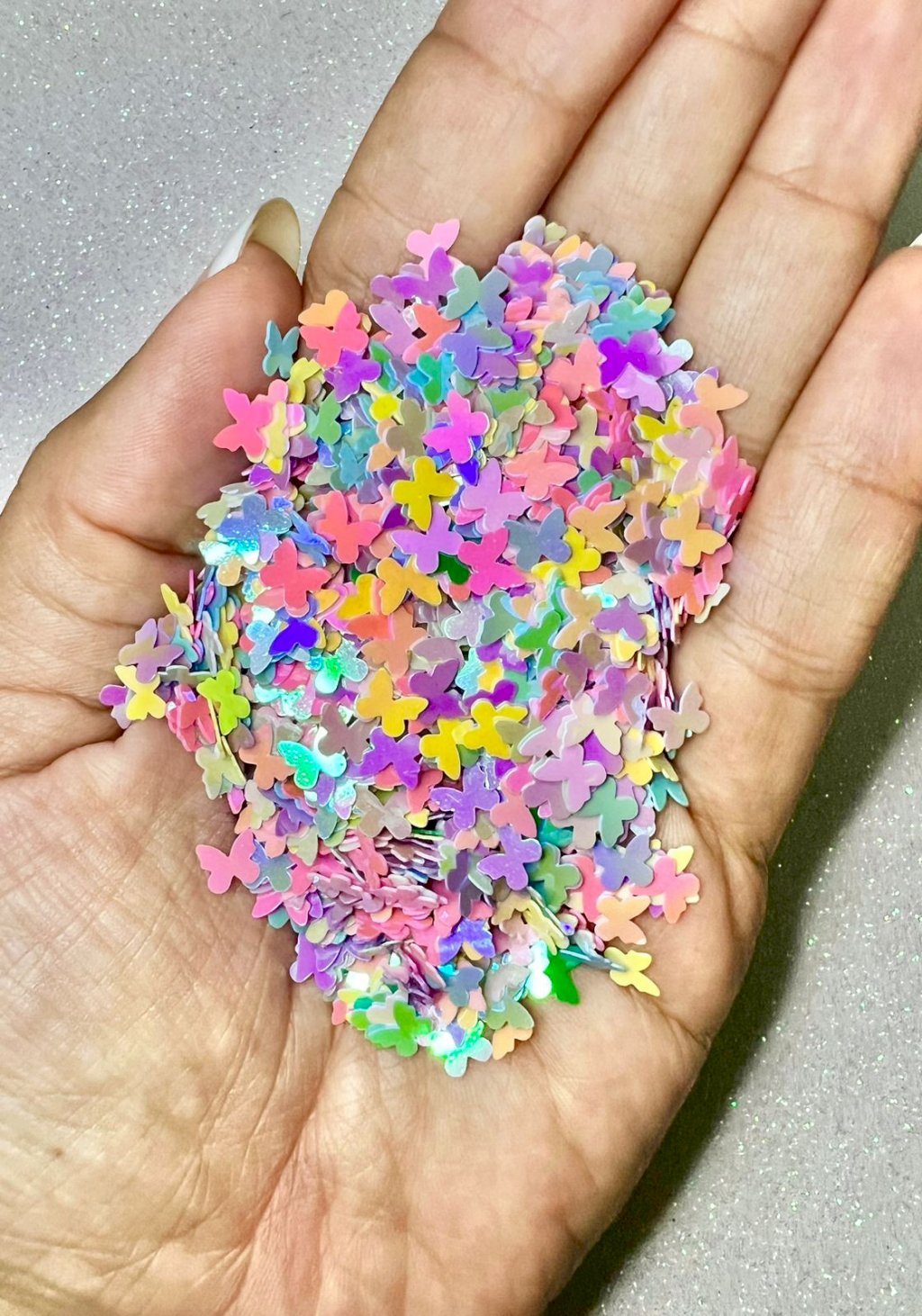 Confete BORBOLETA Paetê PatImport Ref:9119 MULTICOR 20g