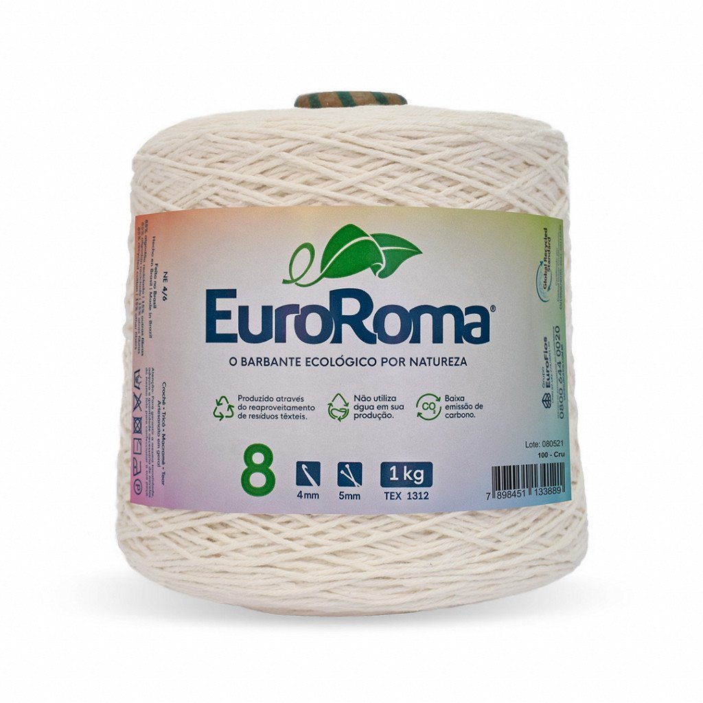 Barbante Euroroma n°8 CRU 1Kg
