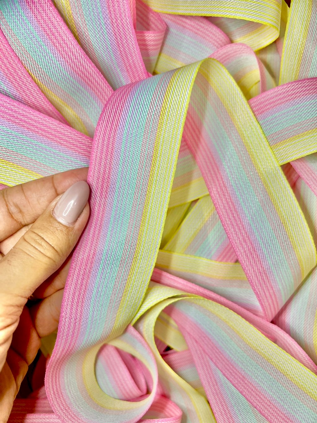 Fita Degradê Sinimbu Ref:1874/38 Cor01-CANDY 38mm 10mt