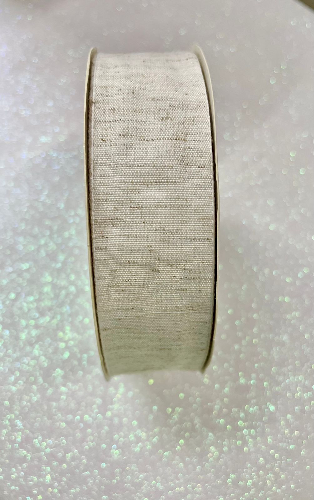 Fita Linho Mesclada Yama n°9 Cor029-WHITE 38mm 03mt