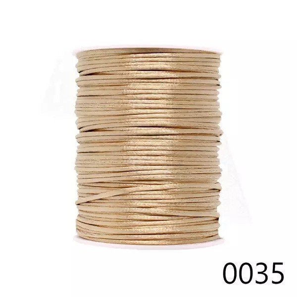 Rabo de rato Cetim ArtePunto CHAMPAGNE Cor035 1mm 50mt