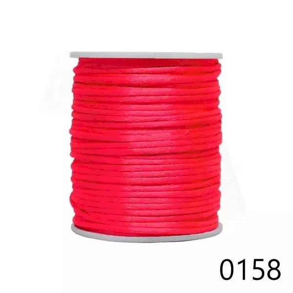 Rabo de rato Cetim ArtePunto ROSA NEON Cor158 2mm 50mt