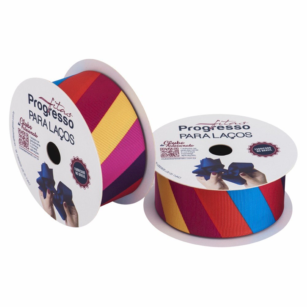 Fita Gorgurão p/Laços LISTRA Color Ref:EGL009TR Progresso Cor019 38mm 