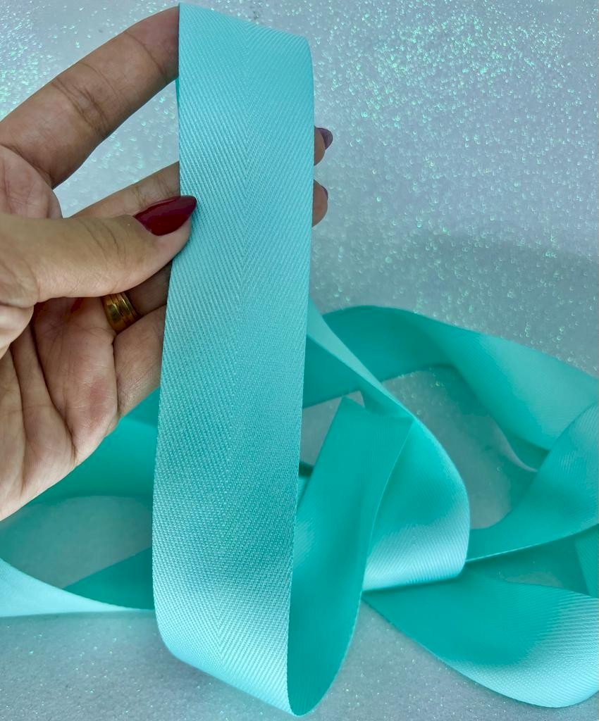 Fita Yama Twill Lisa n°9 Cor314-AQUA 38mm 03mt