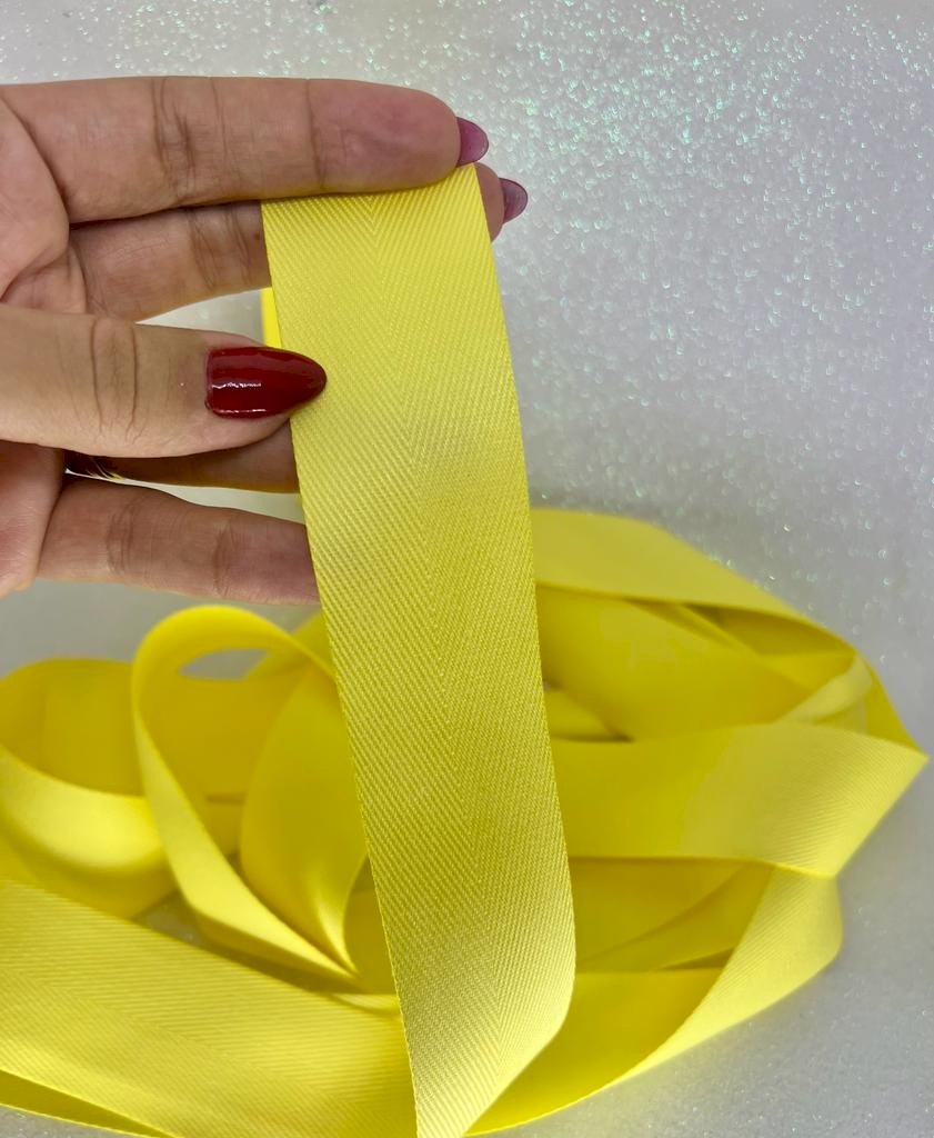 Fita Yama Twill Lisa n°9 Cor640-LEMON 38mm 03mt
