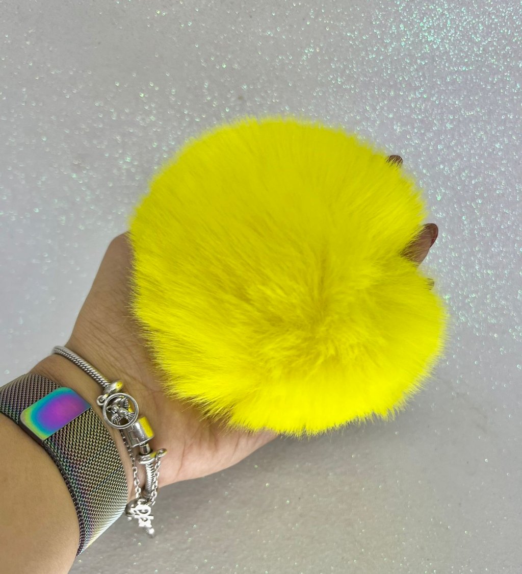 Pompom Pelúcia EXG NYBC Ref:160611 AMARELO 100mm 01und