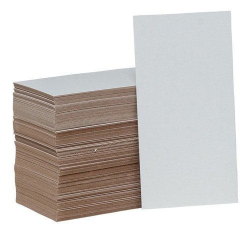 Papeletas para Faixa Bebê BRANCA 14cm x 7cm 200g