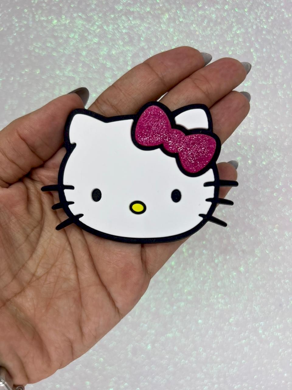 Aplique Emborrachado Hello Kitty Ref:41704 70mm 01Und