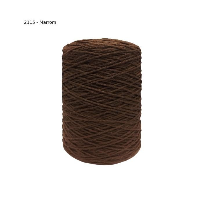 Barbante Stilo n°6 4/6 Cor2115-MARROM 512mt