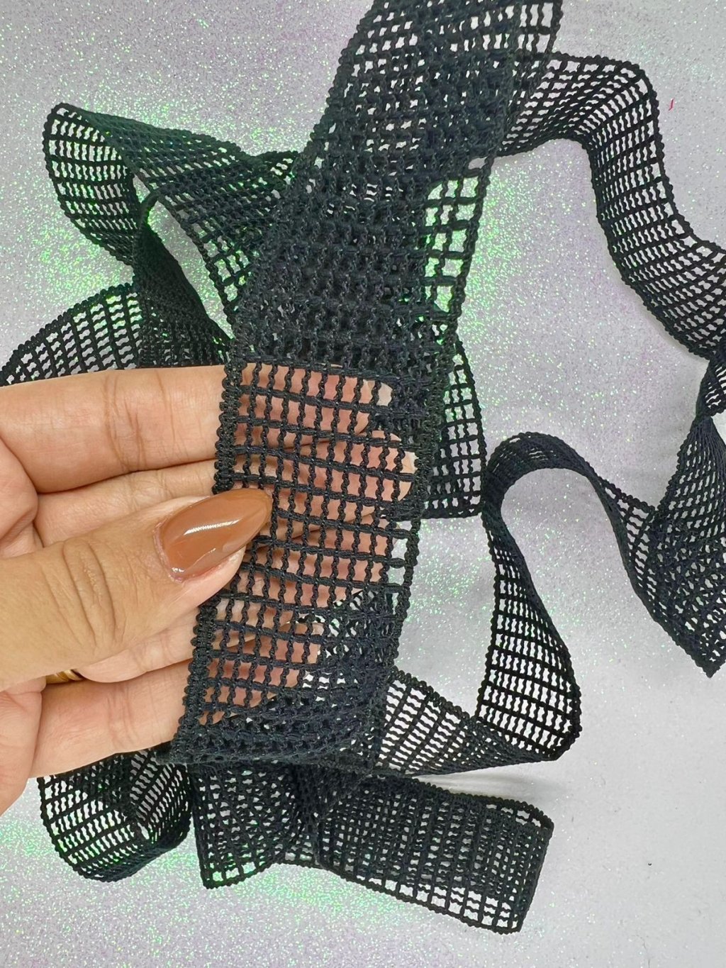 Fita Telada PatImport Ref:10460 PRETA 38mm 03mt