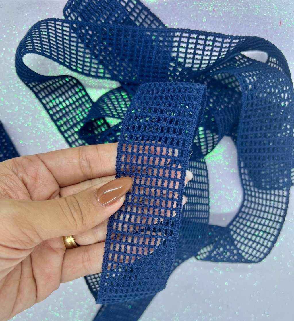 Fita Telada PatImport Ref:10460 AZUL MARINHO 38mm 03mt