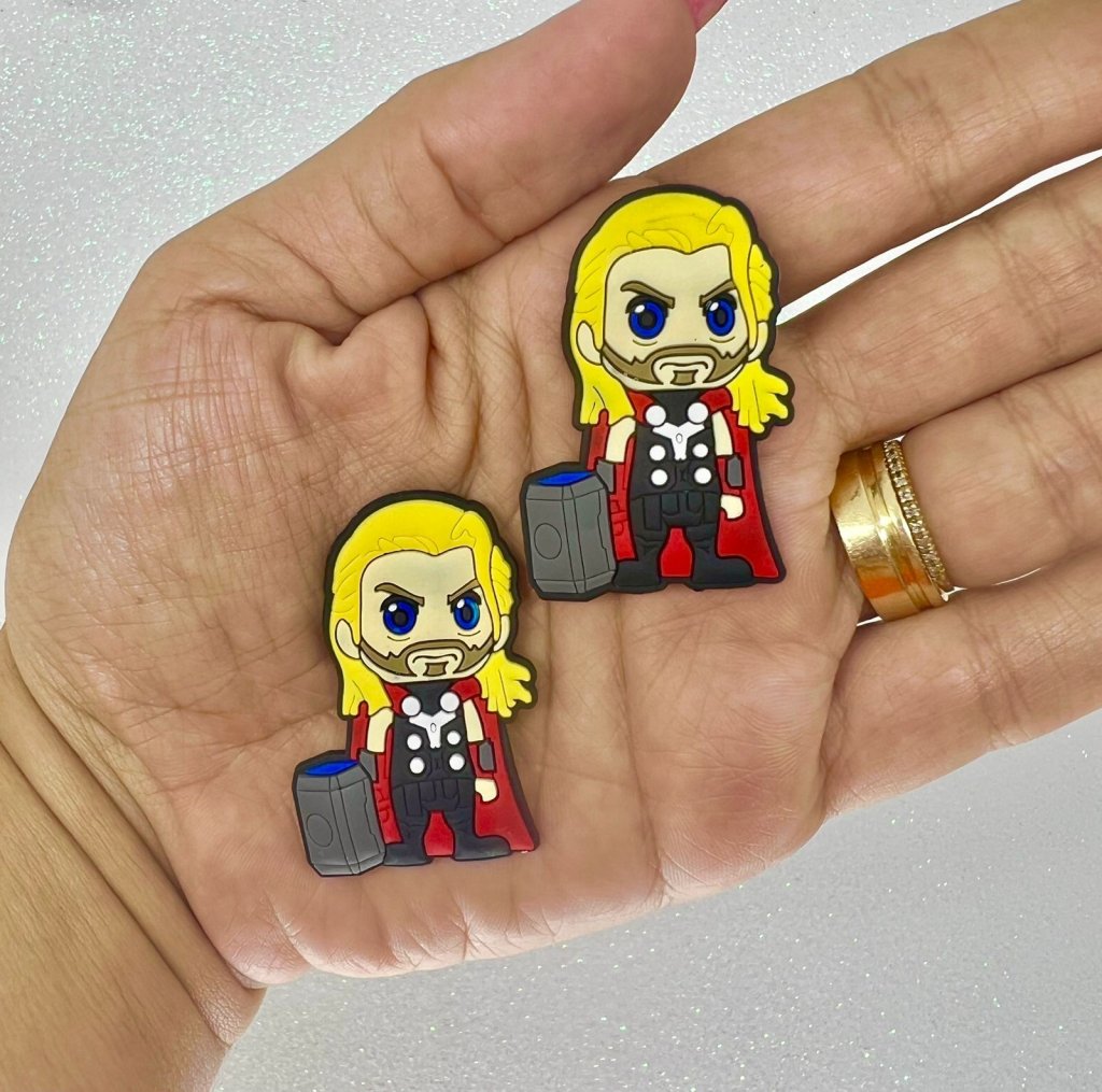 Aplique Emborrachado Super Heróis (Thor) PatImport Ref:42333 30mm 02und