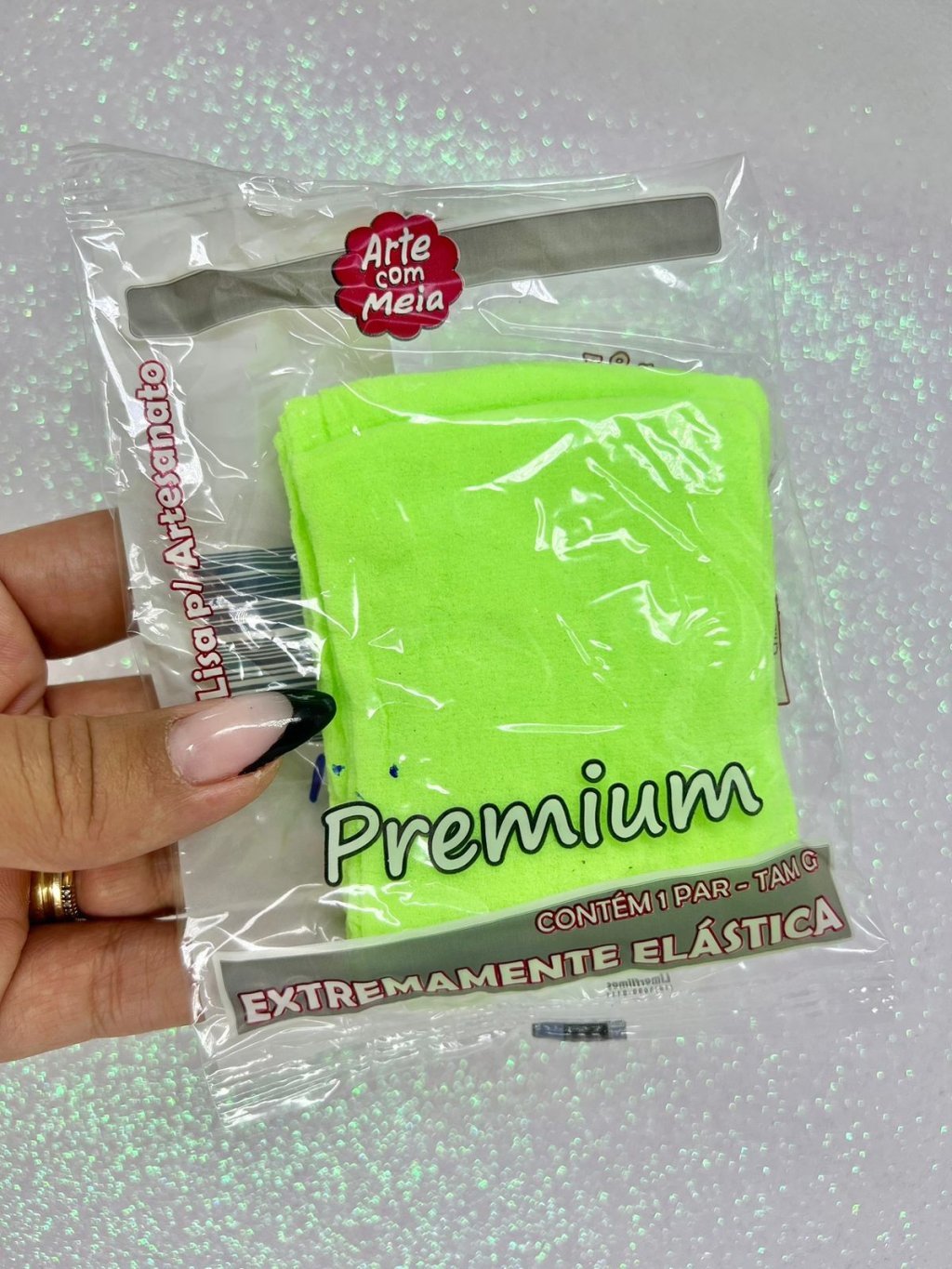 Meia de seda ARTE COM MEIA PREMIUM Cor5841-PERA 02Und