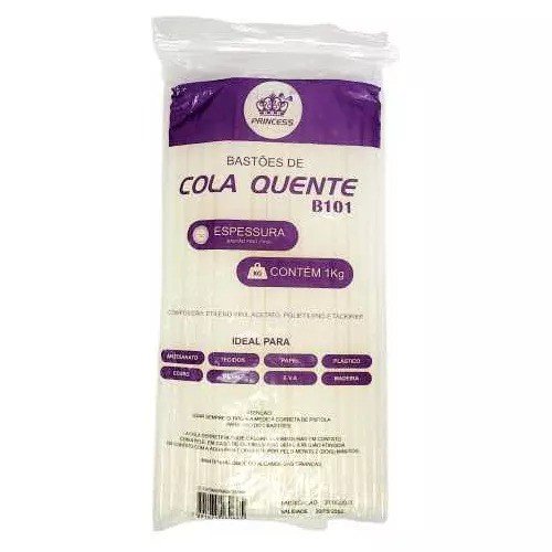 Cola Quente Fina Transparente PRINCESS B101 